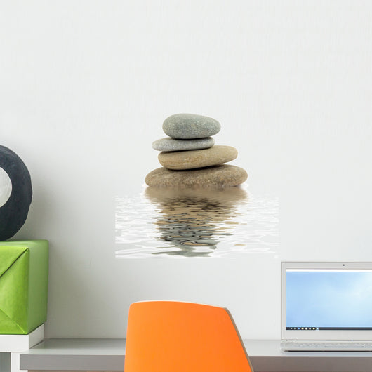 zen spa stones studio isolated Wall Decal