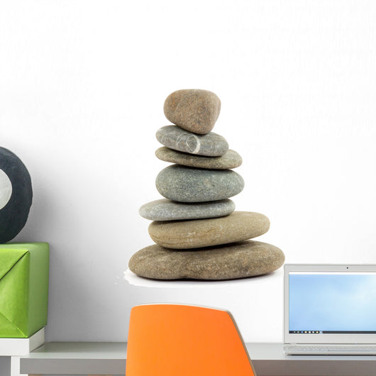 zen spa stones studio isolated Wall Decal