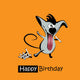 Happy Birthday Smile Dogs Wall Mural