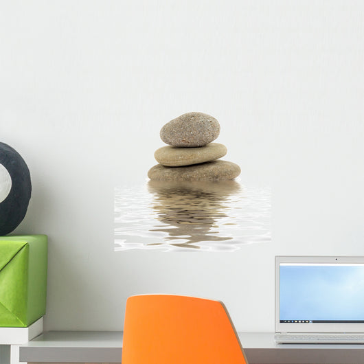 zen spa stones studio isolated Wall Decal