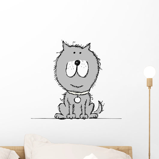 Funny Dog Sketch for Your Design