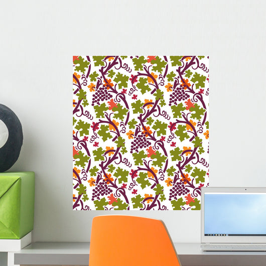 Autumn Grapevine Wall Decal