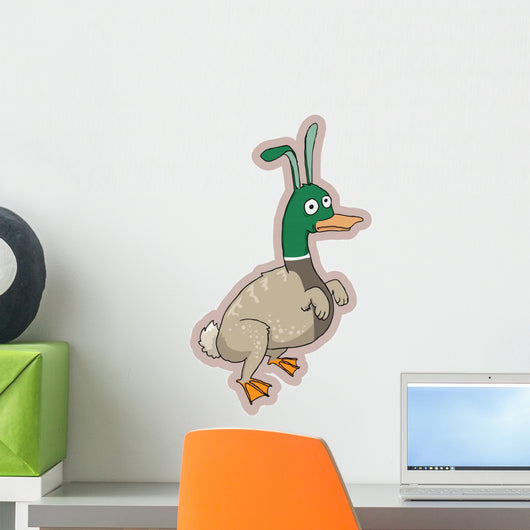 Duck Rabbit Weird Creature Wall Decal