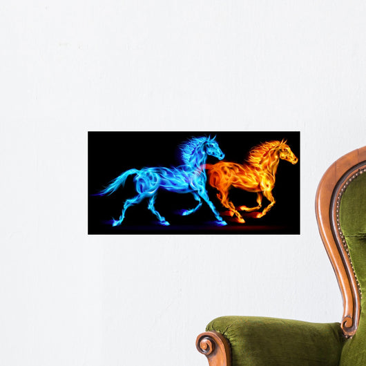 Fire Horses Wall Decal