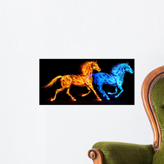 Fire horses. Wall Decal