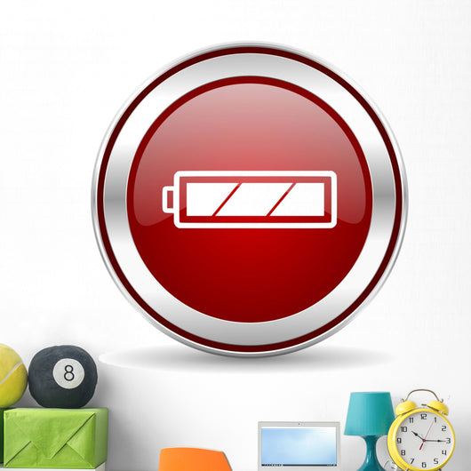 Battery Icon Wall Decal