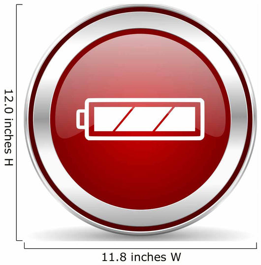 Battery Icon Wall Decal