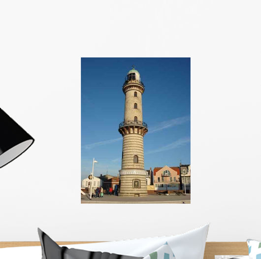 Warnem Nde Lighthouse Wall Decal