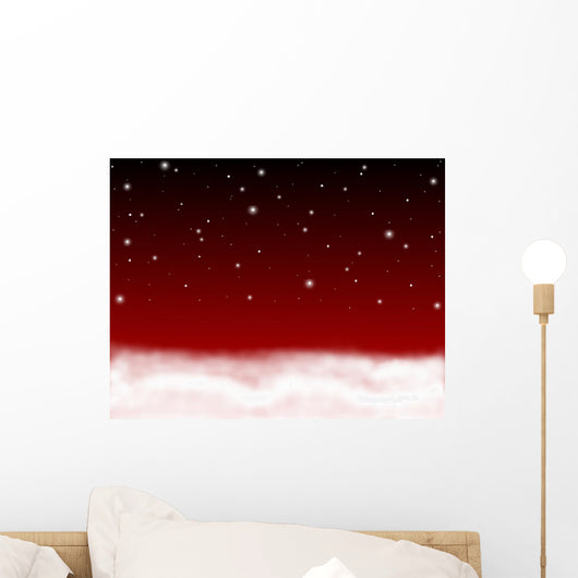 Red heaven Wall Mural
