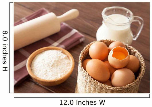 Eggs Milk and Flour