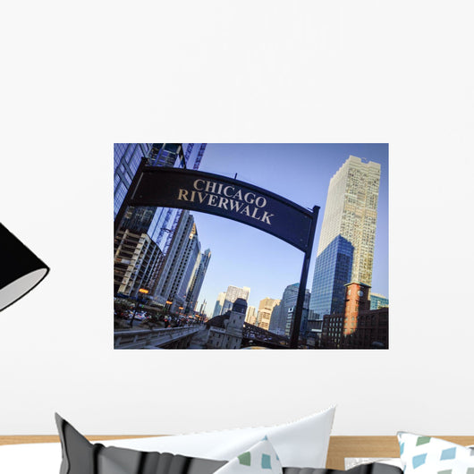 Chicago Riverwalk Wall Decal