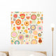 Floral with Birds Seamless Wall Decal