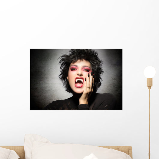 Beauty Vampire Girl Wall Decal