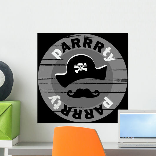 grunge pirate party design