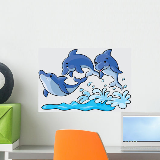Dolphins Wall Decal