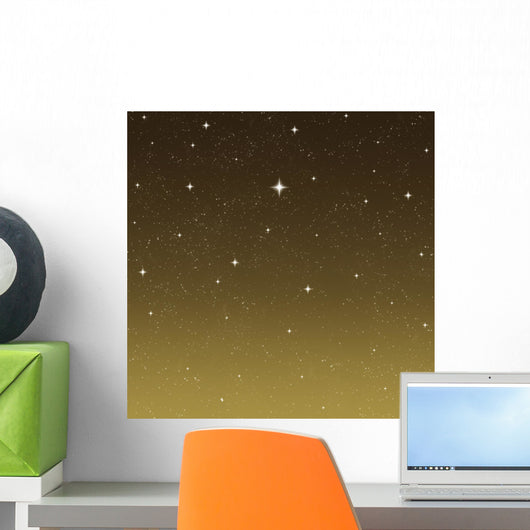 starry night sky Wall Mural
