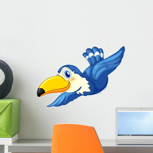 A blue bird Wall Decal
