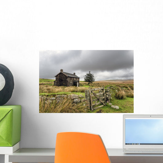 Abandoned Farmhouse On A Stormy Day in Dartmoor