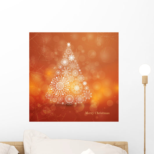 Vector Illustration of a Stylized Christmas Tree