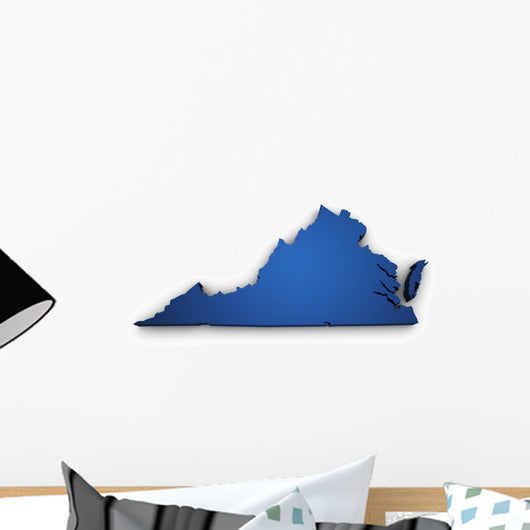 Map Of Virginia 3d Shape