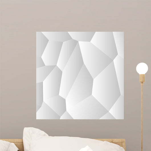 Abstract White Vector Creative Wall Decal