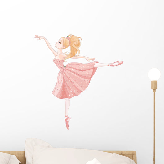 Dancing ballerina Wall Decal