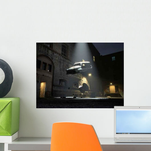 Alien Abduction Recycling Metaphor Wall Decal
