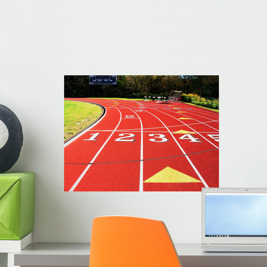 turn in track Wall Mural