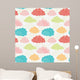 Clouds seamless pattern Wall Mural