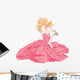 Princess Kissing Frog Wall Decal