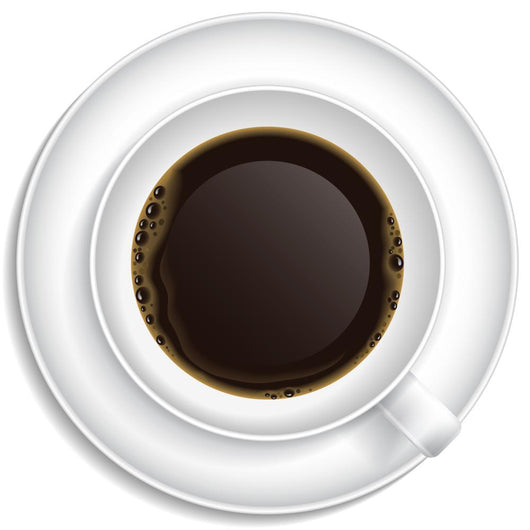 Cup Coffee Saucer Top Wall Decal