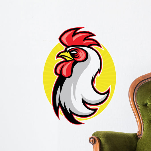 rooster mascot Wall Decal