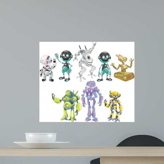 Cartoon robots set