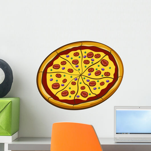 Big Pizza Wall Decal