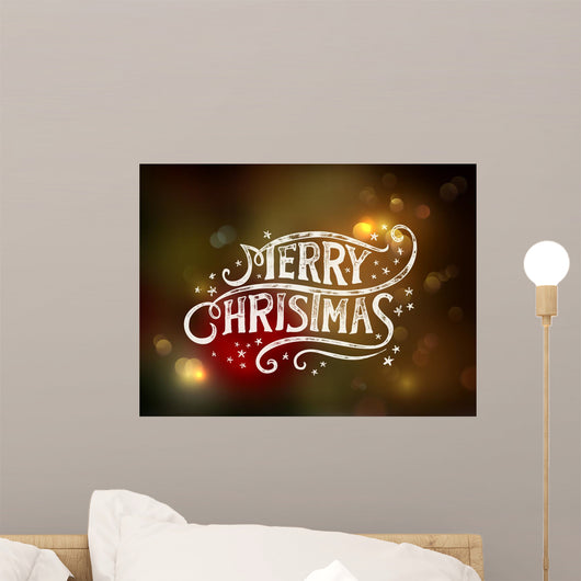 Christmas typography, handwriting