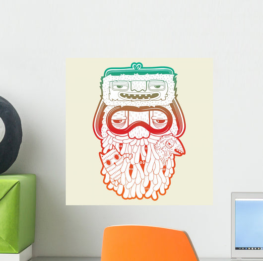 Bearded Man With Animals