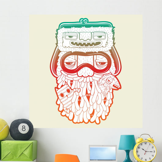 Bearded Man With Animals