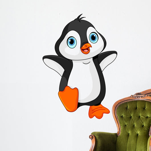 Cartoon baby penguin Wall Decal