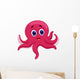 Octopus cartoon Wall Decal