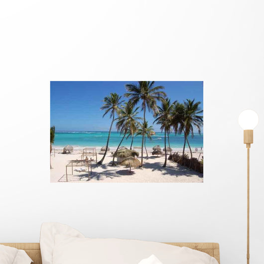 Caribbean Sea and Coconut Wall Decal