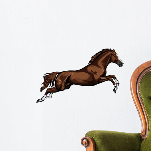 jumping horse Wall Decal