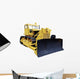 yellow Bulldozer Wall Decal