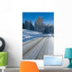 Route Enneige Vers La Wall Decal