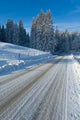 Route Enneige Vers La Wall Decal
