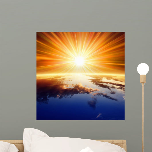 Sun above Earth