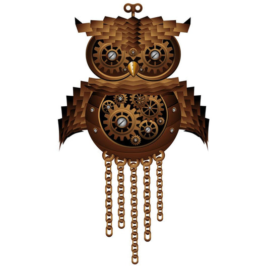 Steampunk Owl Style Mechanical Toy-Gufo Meccanico Antico