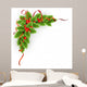 Christmas  holly with berries.