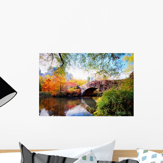Autumn in Central Park, New York Wall Mural