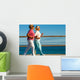 Golden Girls Jogging along Wall Decal