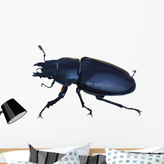 Stag-beetle Wall Decal